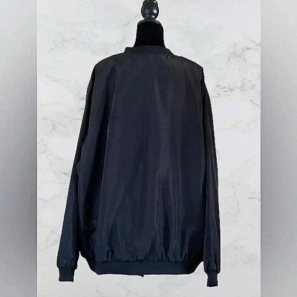 Black Nylon Cotton Spring Lightweight Jacket - Picture 3 of 6